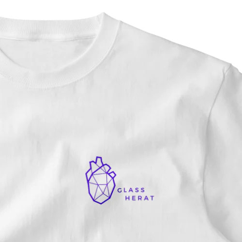 ガラスの心臓 ワンポイントTシャツ