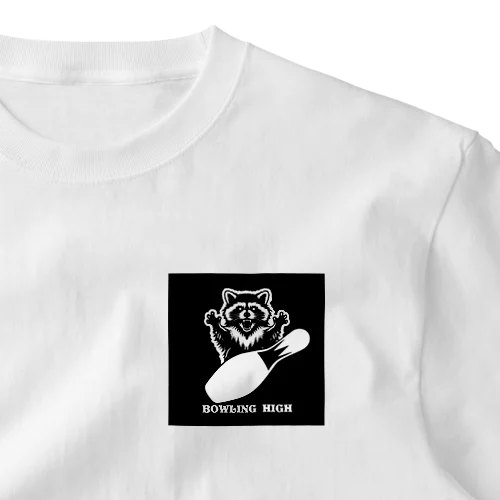 アライグマ(MIYAYU RACCOON) ワンポイントTシャツ