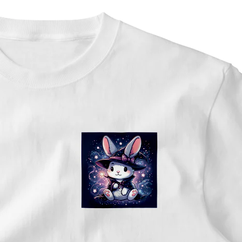 魔法使いコスプレ　ウサギ ワンポイントTシャツ