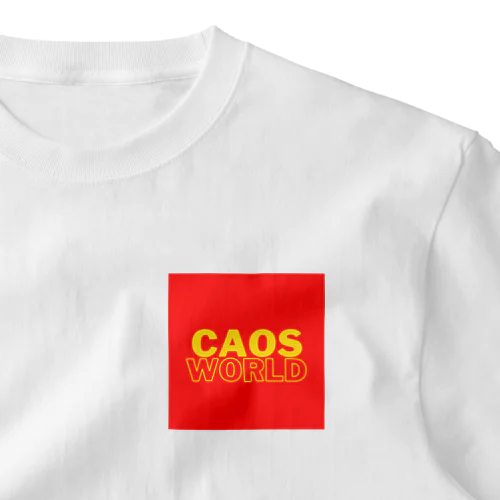 CAOS WORLD-ハチャメチャな世界- ワンポイントTシャツ