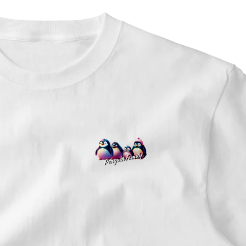 Penguin Family One Point T-Shirt