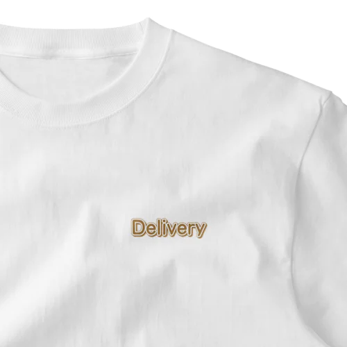 Delivery セピア ワンポイントTシャツ