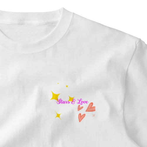 かわいいロゴふちなしver. ワンポイントTシャツ