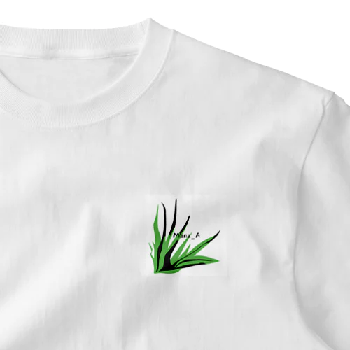 カラフルTillandsia ワンポイントTシャツ