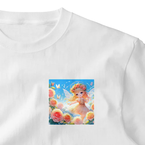 薔薇と妖精 ワンポイントTシャツ