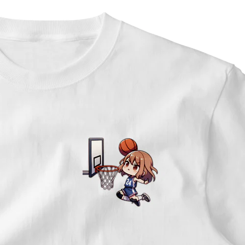 ガールズバスケット 04 ワンポイントTシャツ