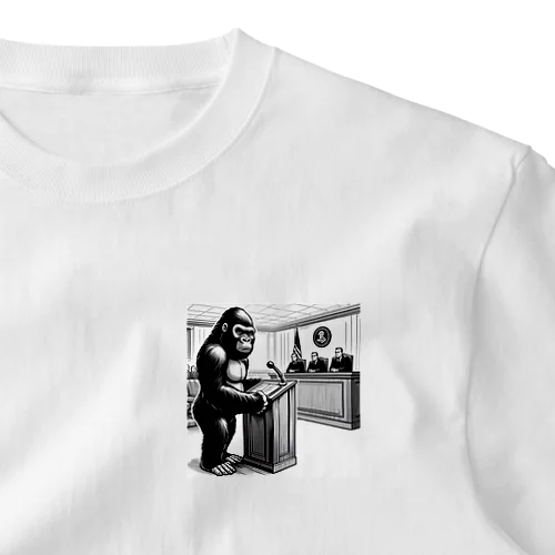 ゴリラの証言 ワンポイントTシャツ