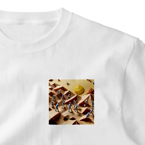 折り紙のイラスト_047 One Point T-Shirt