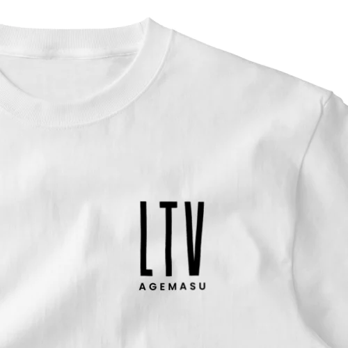 LTV agemasu（LTV あげます）color: black; ワンポイントTシャツ