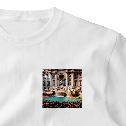 トレビの泉 ワンポイントTシャツ