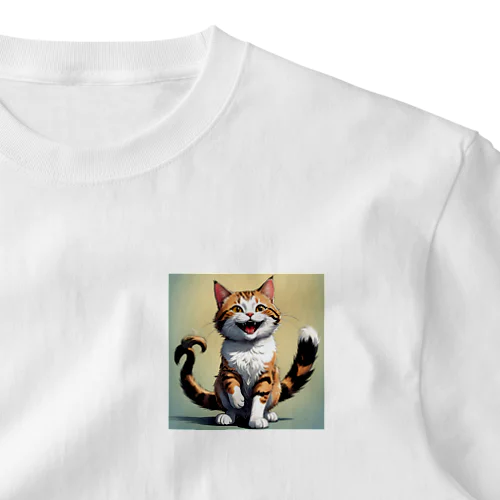 ふたまた猫ちゃん One Point T-Shirt