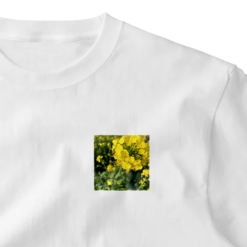菜の花畑 ワンポイントTシャツ