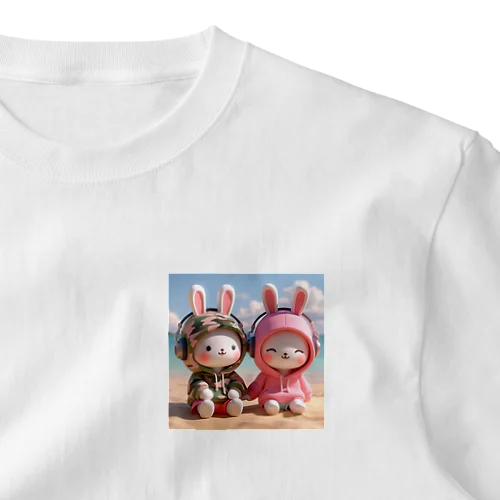 兎さんパーカーズ🩷 ワンポイントTシャツ