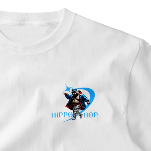 HIPPO HOP⑤ ワンポイントTシャツ