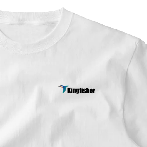 Kingfisher-カワセミ ワンポイントTシャツ
