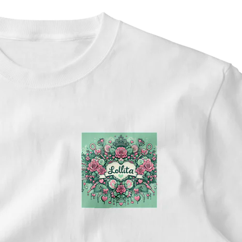 Sweet Lolita 🍭 ミントグリーン ワンポイントTシャツ