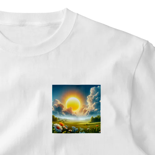 太陽　朝日 One Point T-Shirt