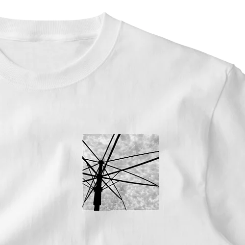 傘（雪） ワンポイントTシャツ