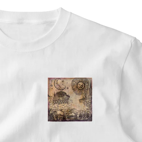 古代人の未来設計 ワンポイントTシャツ