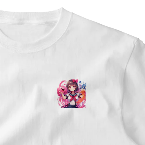 スライム娘「蓮花」 ワンポイントTシャツ