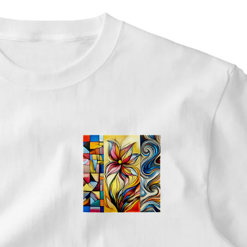 Flower🎨 ワンポイントTシャツ