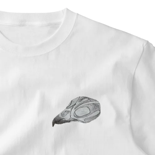 鳥の骨 ワンポイントTシャツ