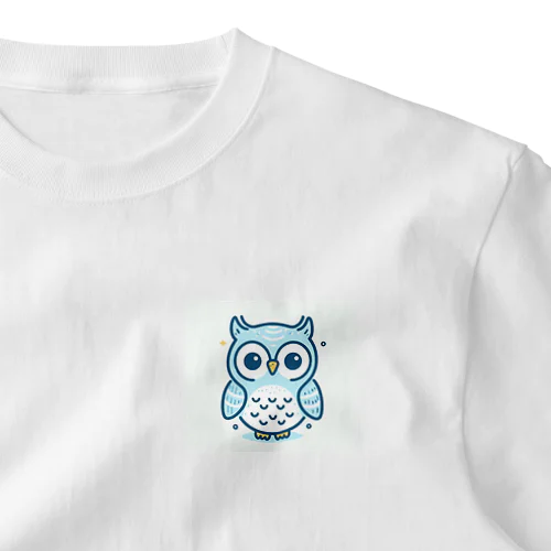 可愛いフクロウのキャラクターグッズです One Point T-Shirt