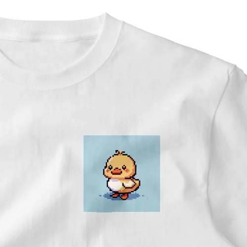 ドット絵ミニアヒルちゃん大きめサイズ ワンポイントTシャツ