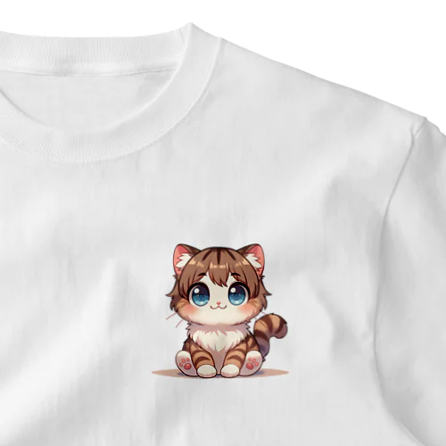 虎縞ねこ ワンポイントTシャツ