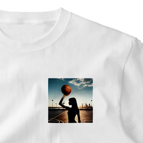 basketgirl ワンポイントTシャツ