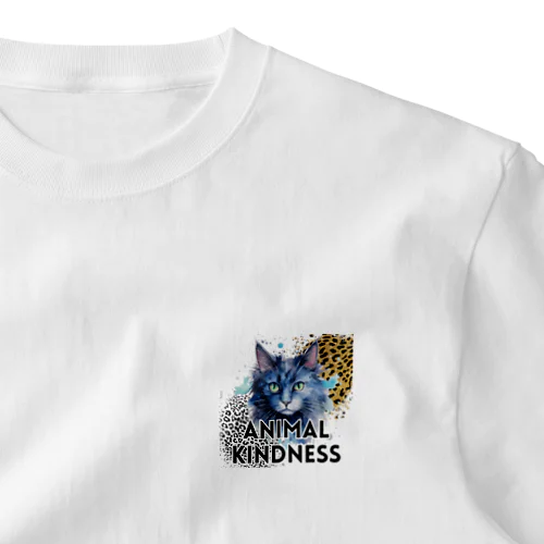 Animal Kindness ワンポイントTシャツ