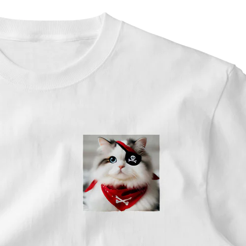 海賊猫ちゃん One Point T-Shirt
