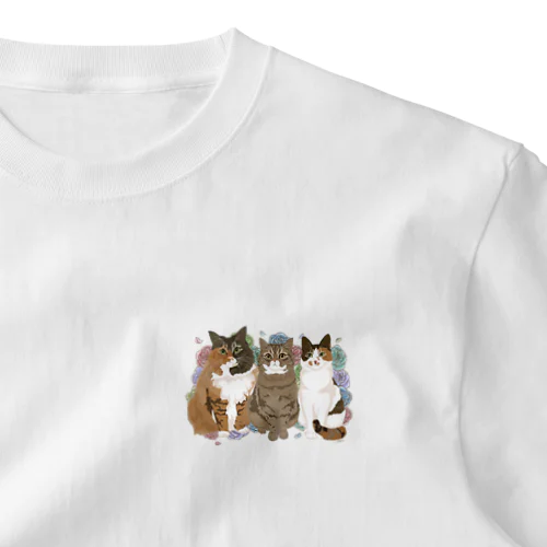 みぃな、しぃな、あんず ワンポイントTシャツ