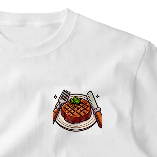 ステーキ One Point T-Shirt