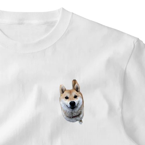 柴犬あかり ワンポイントTシャツ