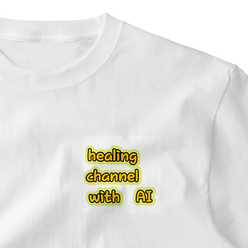 healing channel宣伝用 ワンポイントTシャツ