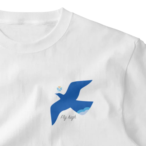 Fly high ワンポイントTシャツ