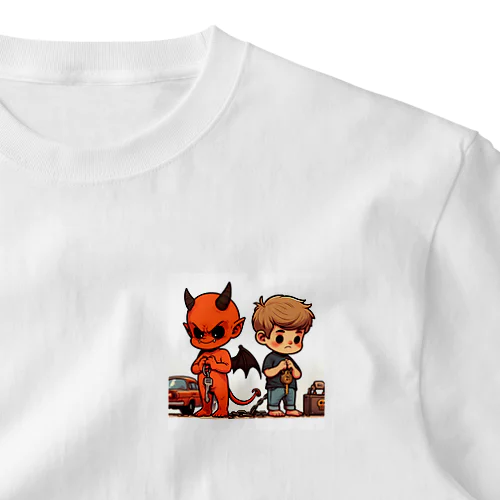 devil & boy ワンポイントTシャツ