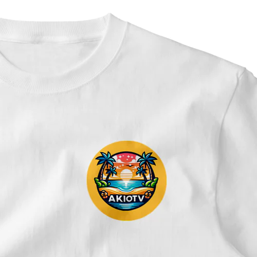 アキオTV トロピカルワンポイントTシャツ ワンポイントTシャツ