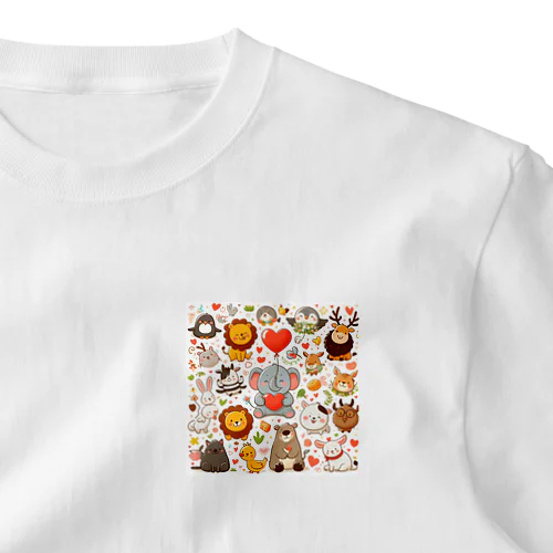 ふわもこハーモニー ワンポイントTシャツ