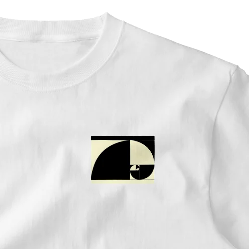 モノクロ風黄金比率 One Point T-Shirt