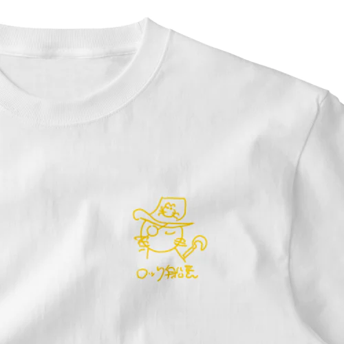 ロック船長②(黄) ワンポイントTシャツ