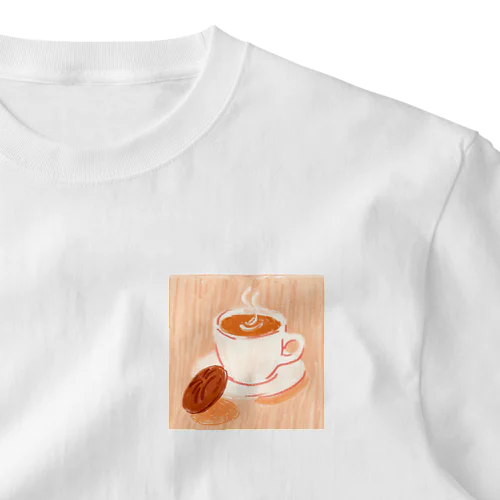 レトロ風なコーヒーイラストグッズ One Point T-Shirt