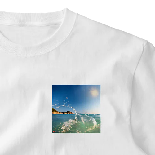 暑い日本の夏 ワンポイントTシャツ