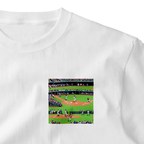 ピクセルアートの5月_プロ野球交流戦 One Point T-Shirt