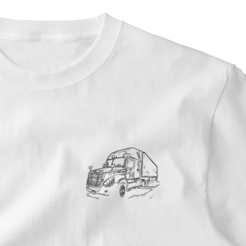 アメリカのトラック ワンポイントTシャツ