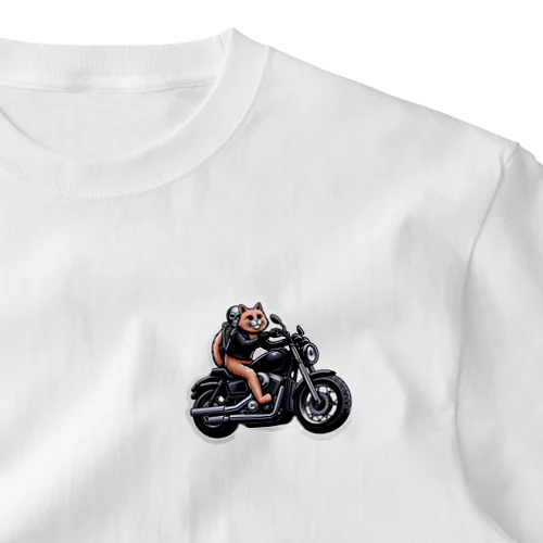 ネコライダー ワンポイントTシャツ