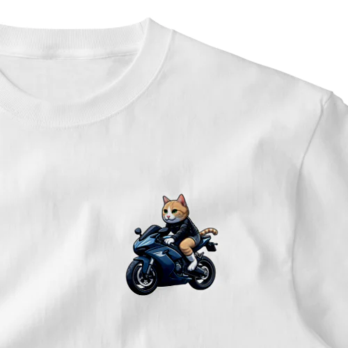 ネコライダー ワンポイントTシャツ