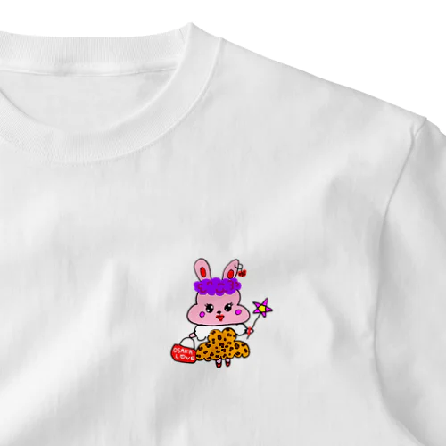 大阪のオバウサちゃん ワンポイントTシャツ