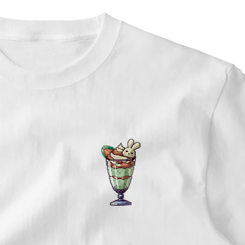 うさうさぱふぇ　メロン味 One Point T-Shirt